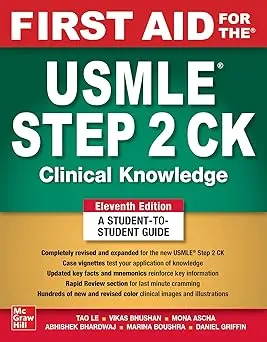 First Aid for the USMLE Step 2 Ck, Eleventh Edition