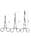 ارتري مقاسات متنوعة Stainless Steel Artery Forceps